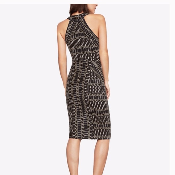 NWT BCBGMaxAzria Pyramid Jacquard Sheath Dress - Picture 2 of 5